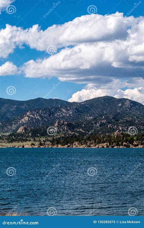 Eleven Mile Lake Reservoir State Park Colorado Landscapes Stock Image