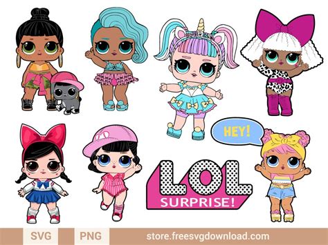 Lol Dolls Svg Bundle Fsd E11 Store Free Svg Download