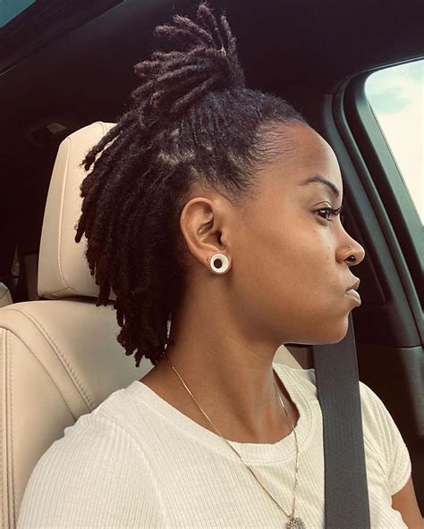 Laid Edges With Locs Short Locs Hairstyles Faux Locs Hairstyles