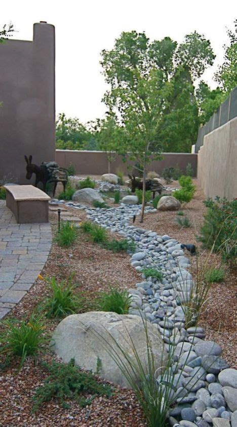 Inspiring Dry Riverbed And Creek Bed Landscaping Ideas 37 Xeriscape