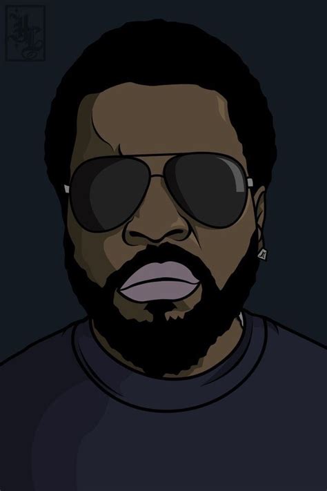 Ice Cube Hip Hop Art Cartoon Art Trill Art