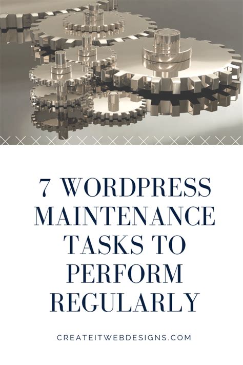 7 Wordpress Maintenance Tasks To Perform Regularly Website