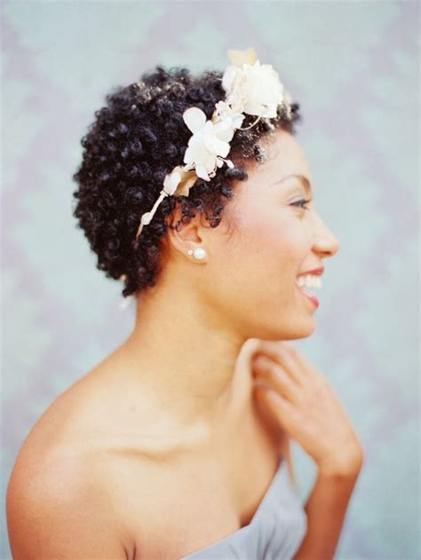 Fall Wedding Hairstyles For Short Natural Hair Curls