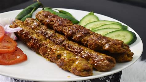 Beef Seekh Kabab Recipe On Tawa By Lively Cooking Youtube