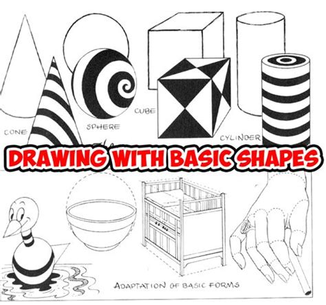How To Draw What You See By Drawing Basic Shapes First Easy Way To