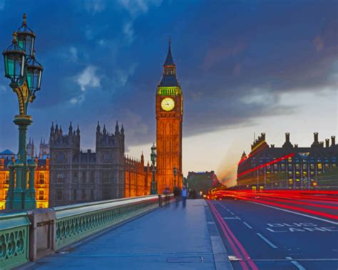 Big Ben London Landmark Paint By Numbers Paint By Numbers For Adult