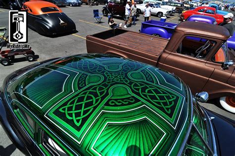 Need more videos like this one ? metal flake paint, flaked roof, custom paint jobs | Custom ...