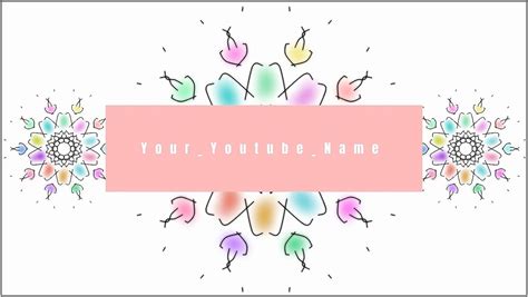 Youtube Channel Art Template Customize With Gravit