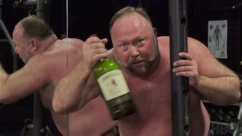 Drunk Shirtless Workout with Alex Jones - YouTube