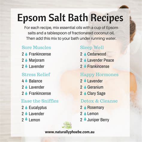 Epsom Bath Recipes With Essential Oils Bath Salts Essential Oils Doterra Essential Oils