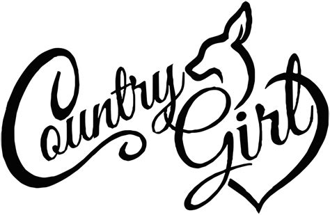 Country Girl Deer Logo Free Transparent Png Download Pngkey