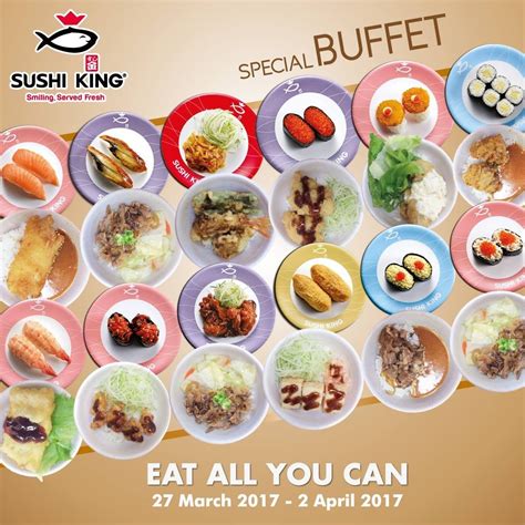 Check out the full menu for sushi king. Sushi King Special Buffet Promotion | LoopMe Malaysia