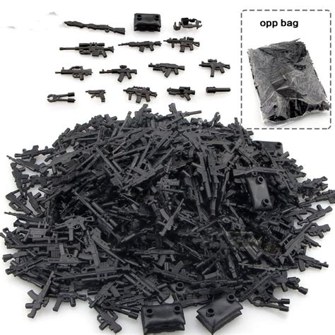 200g Swat Military War Army Gun Brick Weapon Arm Lego Minifigure Toys