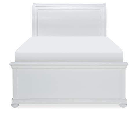 Legacy Classic Kids Canterbury Full Sleigh Bed In Natural White 9815 4304k