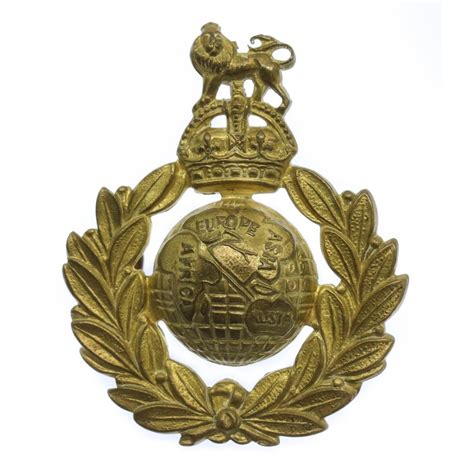 Royal Marines Cap Badge Kings Crown
