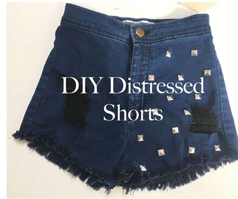 Diy Distressed Shorts 5 Steps With Pictures Instructables