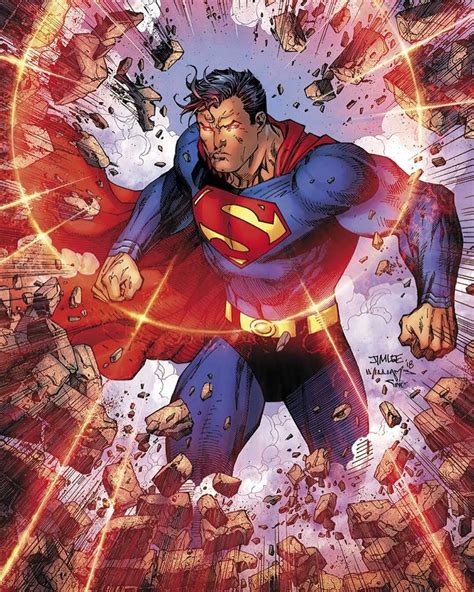 Superman By Jim Lee Superman Art Superman Artwork Dc Comics Superman