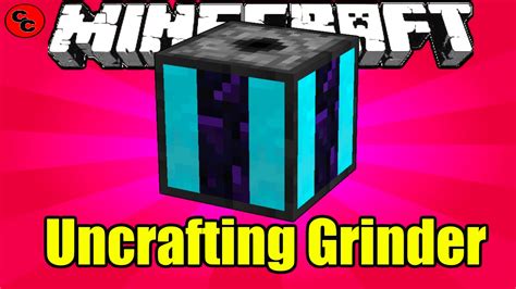 Minecraft Mods Uncrafting Grinder Mod 1 7 10 Youtube