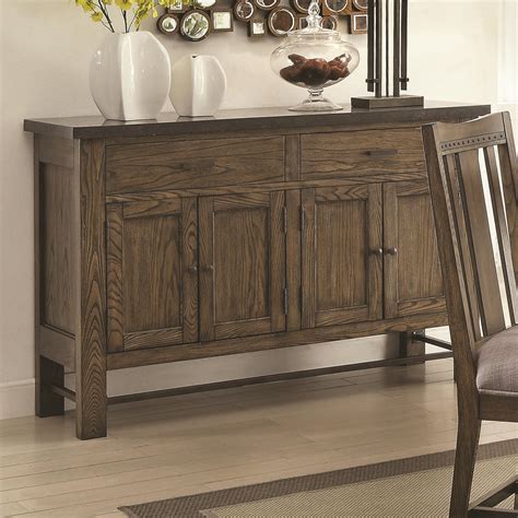 Willowbrook Rustic Arts And Crafts Server With Bluestone Top Quality