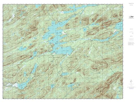 Mytopo Raquette Lake New York Usgs Quad Topo Map