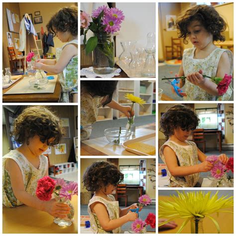 Montessori Flower Arranging Montessori Practical Life Montessori