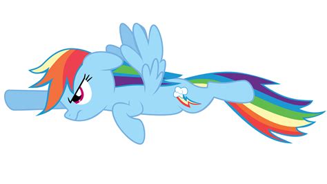 Rainbow Dash Flying Vector By Minexpertyt On Deviantart