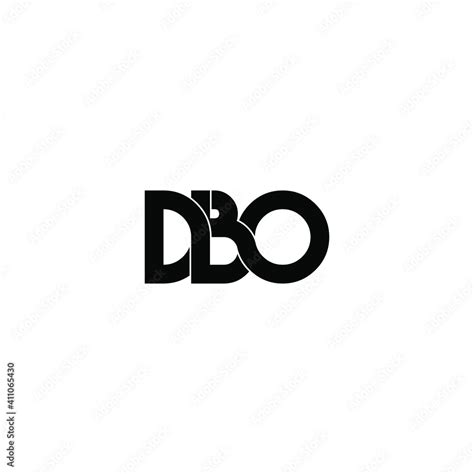 Dbo Letter Original Monogram Logo Design Stock Vektorgrafik Adobe Stock