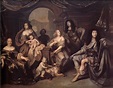 Jacob van Loo- La familia real de Luis XIV y su hermano Felipe. Louis ...
