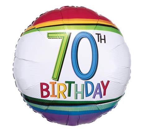 70th Birthday Balloon Roberts Floral And Ts