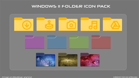 Windows 11 Folder Icon Pack By Spiraloso On Deviantart