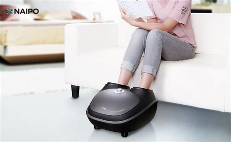 Naipo Shiatsu Foot Massager Electric Feet Massager With Heat Tapping