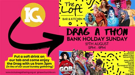 Igb Bank Holiday Sunday Drag Social Inclusive Gathering Birmingham