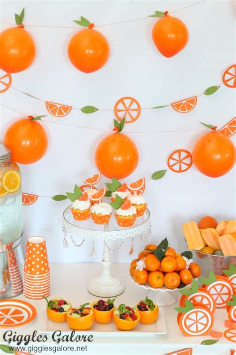 Orange You Glad Its Summer Party With Cricut Giggles Galore
