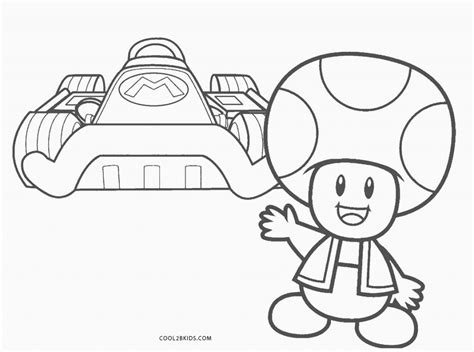 Dibujos De Mario Kart Para Colorear Páginas Para Imprimir Gratis