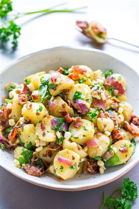 Potato salad is seriously tasty. Potato Salad with Bacon | Recipe | Potato salad, Potato ...