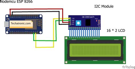 Interfacing Lcd With Nodemcu Esp Without Using I C Vrogue