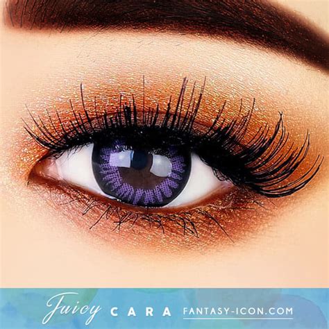 Violet Toric Lens Juicy Cara Purple Contacts For Astigmatism