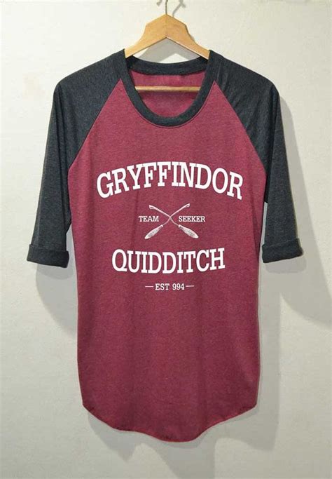 Gryffindor Quidditch Shirt Harry Potter Shirts By Topsfreeday Harry