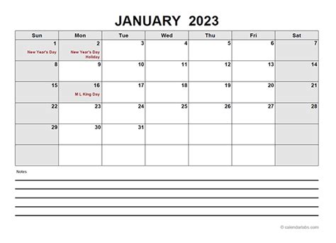 2023 Blank Calendar Pdf Free Printable Templates
