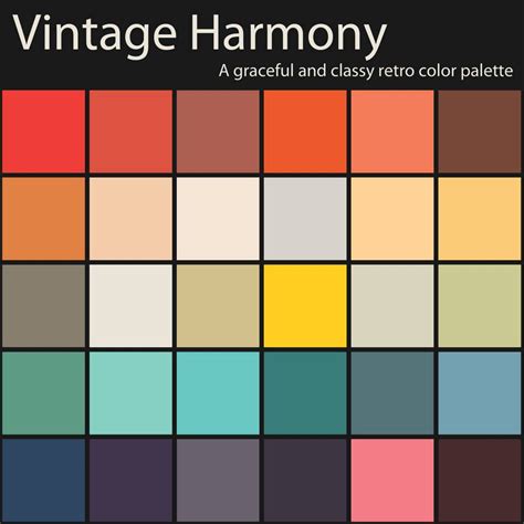 Vintage Harmony Color Palette By Hassified In 2021 Color Palette