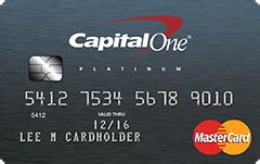 Alternatively, you can dial the number that is displayed on the sticker that's attached to your credit card when you first receive it. How do I activate Capital One Platinum Mastercard? - Credit Card QuestionsCredit Card Questions