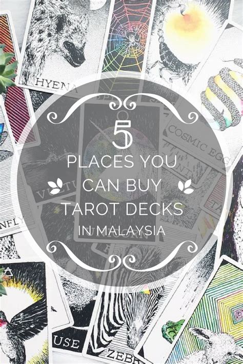 We did not find results for: 5 Places You Can Buy Tarot Decks in Malaysia - Ortolana Clare