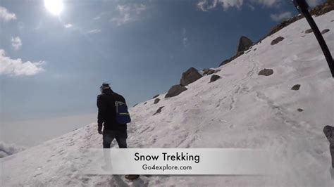 Snow Line Trek A Dangerous Trek Above Triund Mcleodganj Dharamsala