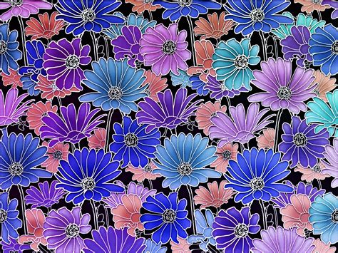 Floral patterns shades of pink and green for an artistic floral pattern. Floral Pattern Background 53 Free Stock Photo - Public ...