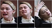 Posa Amber Heard mientras llora para las cámaras a mitad del juicio 🎦 ...