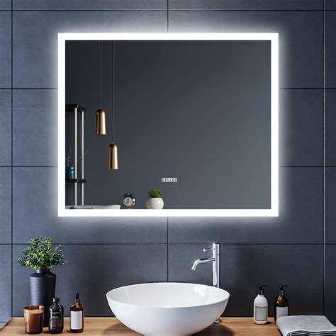 Buy Elegant Bathroom Led Mirror With Shaver Socket And Bluetooth Speakers 600 X 500 Mm