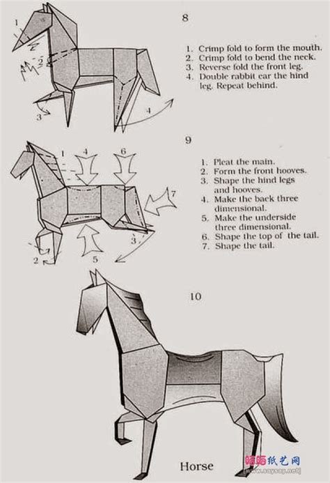 Origami Horse Simple All In Here