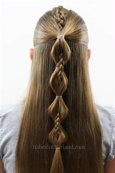 Today's video is a little girl hairstyles easy to do. Peek-A-Boo French Braid Hairstyle for Teens, Tweens and ...