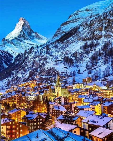 Beautiful Views Of The Swiss Alps In Grindelwald Switzerland