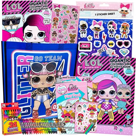 Lol Surprise Activity Toy Set For Girls By Colorboxcrate 7 Pack